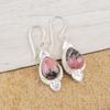 Black Rhodonite  925 Solid Sterling Silver Earrings, Handmade Gemstone Earrings Jewelry, Gifts For Wife Brand New Earrings