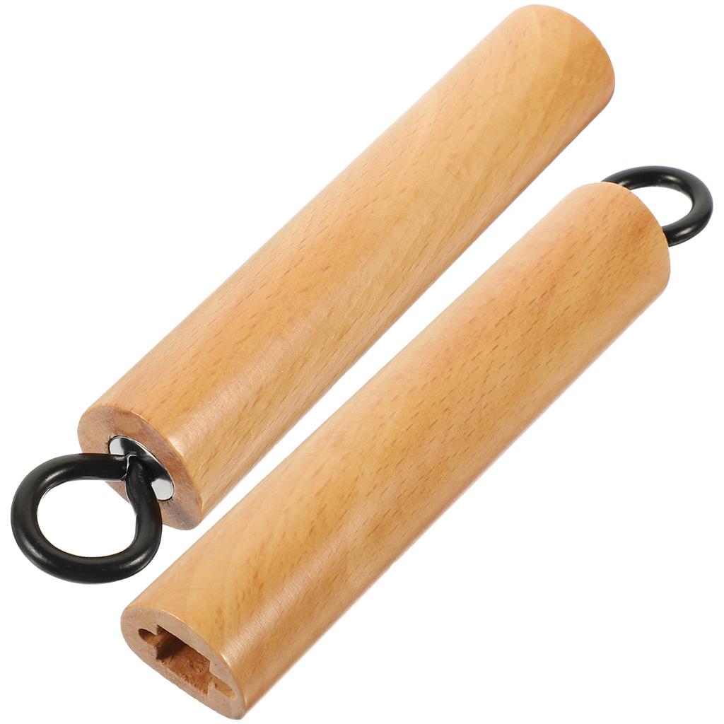 2 Pezzi Manico in Legno Premium Sostitutivo per Pentole Universale Rimovibile Lunga Presa per Padelle Utensili da Cucina Anti-Scottatura Accessori da Cucina