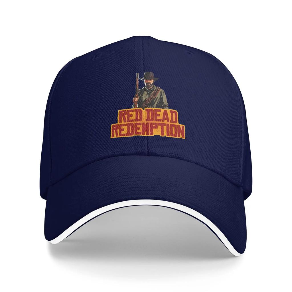 Red Deads Sun Baseball Cap Games Summer Yk Retro Trucker Hat For FeUnisex Unisex Hiking Fishing Snapback Cap