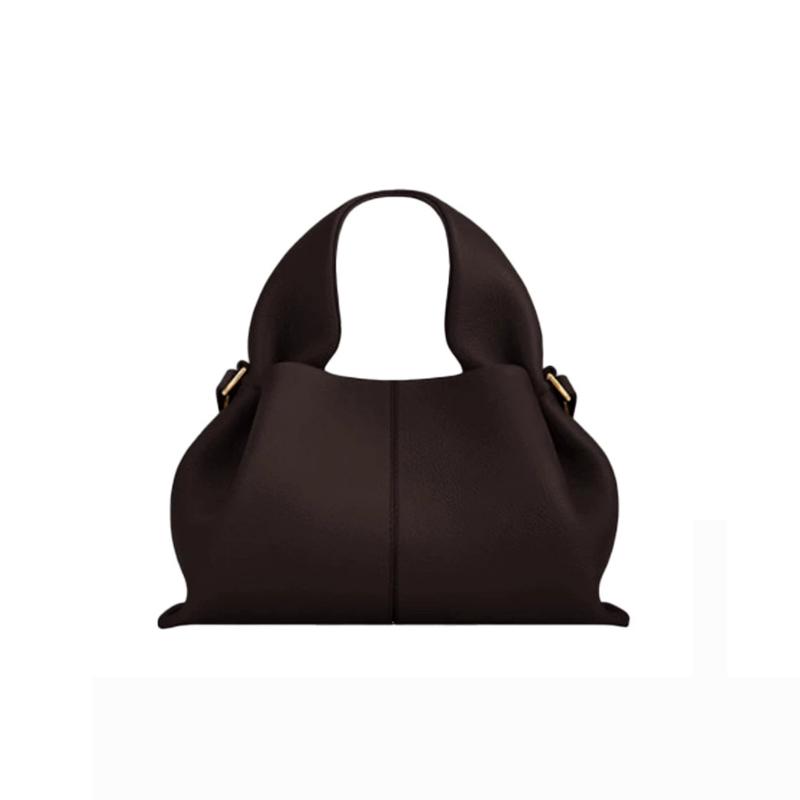 Trendy Wolkenleer Hobo Schoudertas voor Dames Mode Knödel Crossbody Portemonnee Dames Handtas