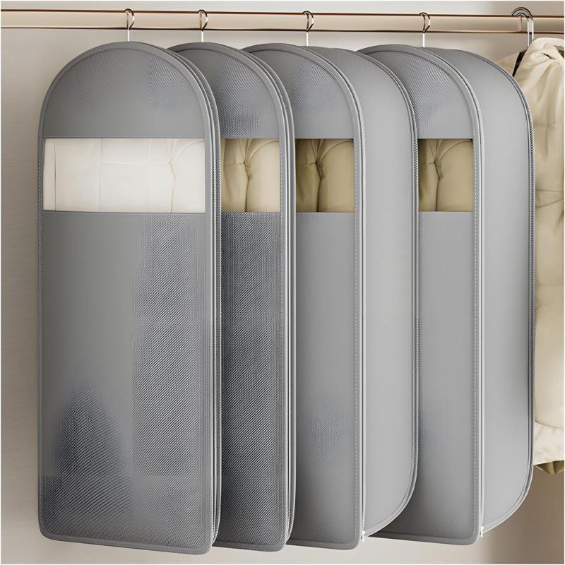 Clear Hanging Dustproof Cover for Wardrobe Down Jackets