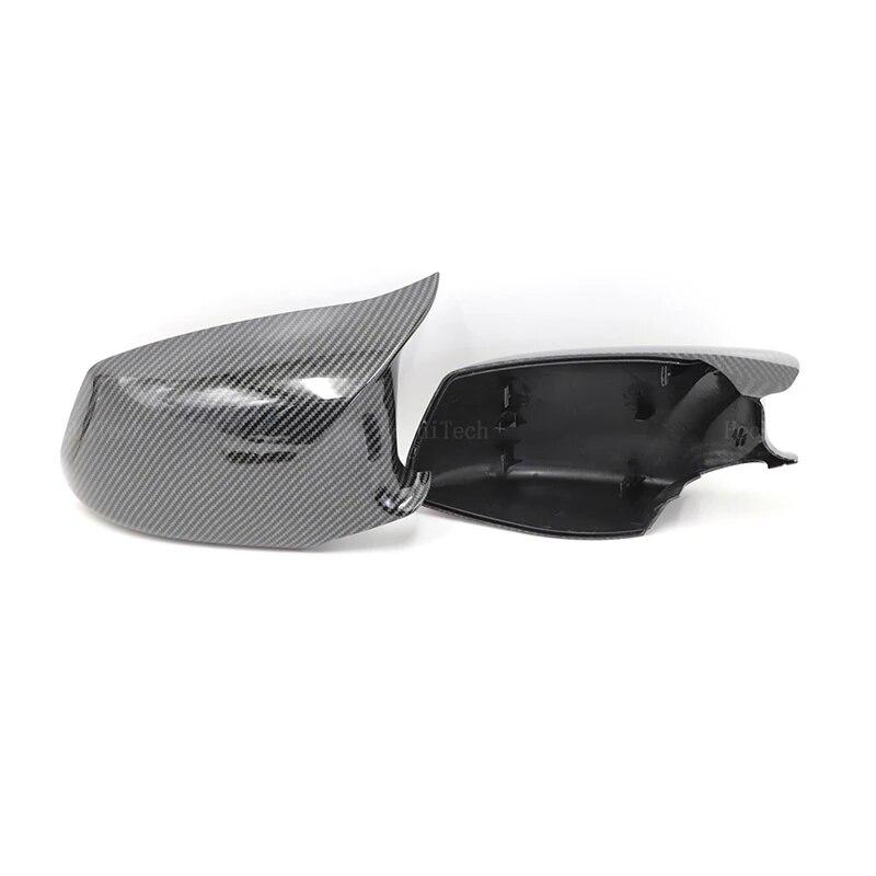 Carbon Fiber Car Door Wing Side Mirror Cover Caps Shell Case for BMW 5 Series F10 F11 Pre-LCI 520i 523i 525i 528i 530i 2011-2013