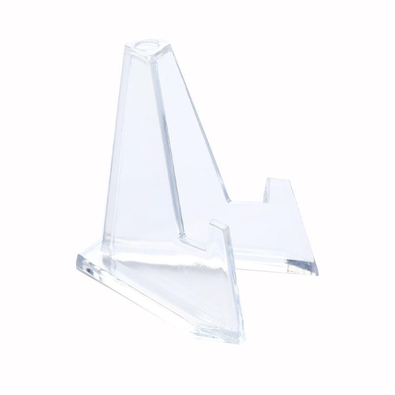 1Pc Card Display Show Stand Acrylic Collectibles Coins Easel Medal Badge Holder