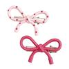 4Pcs Girl Hairpins Korean Style Dot Design Bow Shape Hair Clips Stable Non-slip Side Bang Hair Pins Hair Accessories
