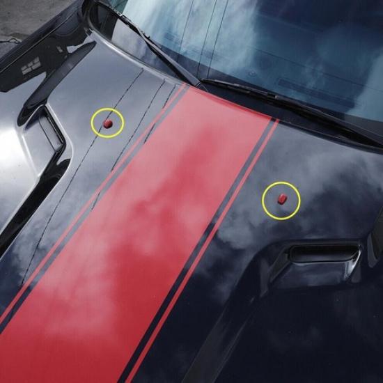 Fit For 11- Chrysler 300/Dodge Durango ABS Red Front Wiper Nozzle Cover Trim