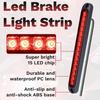 2 PCS Led Trailer Tail Light Bar, 10 Inch 15 Red Led Brake Lights Strip Assembly, IP67 Waterproof Trailer Light Kit For Golf Cart, For Marine Boats