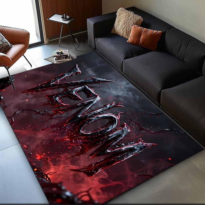 Ve-nom Area Rug Suitable for Indoor And Outdoor,Carpets for Playroom, Homes, Offices, Living Rooms,Home Decor,Christmas Fan Gift