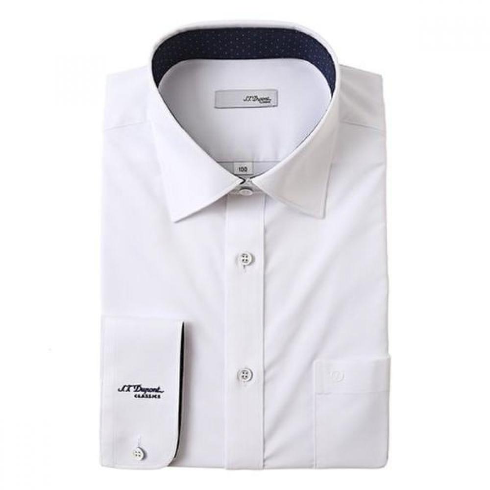 S.t. Dupont Long Sleeve Regular Fit White Shirt Se5fm12ls904swh 95
