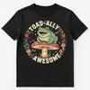 Toad Ally Awesome Frog Mushroom Art Design Unisex T-Shirt
