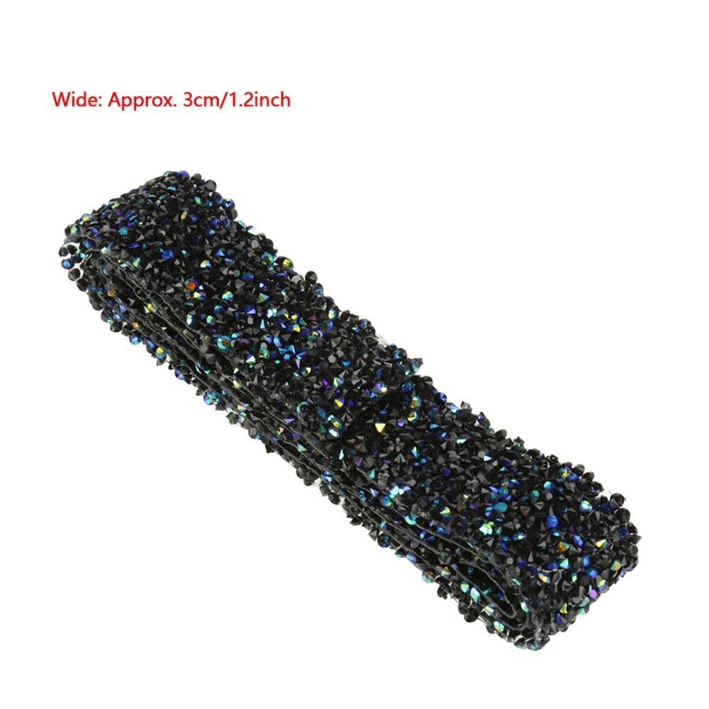 1pcs Beaded Trim Diamond Mesh Wrap Roll Multi-Function Crystal Rhinestone Ribbon Arts Crafts