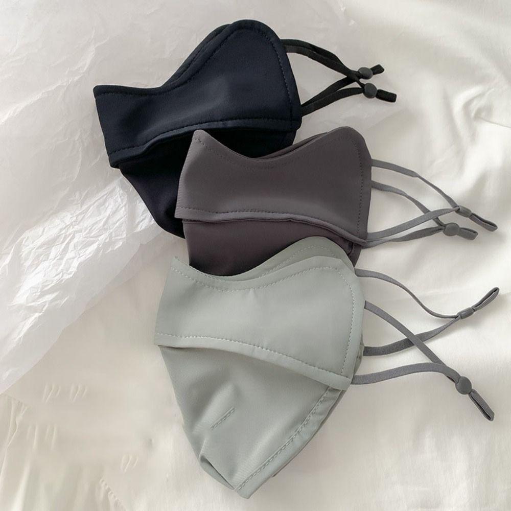 Full Face Sun Protection Mask Ice Silk Sunshade Face Mask Fashion Anti-UV Neck Scarf  Outdoor