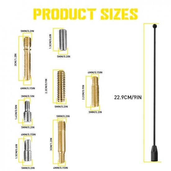 9" Antenna Power Mast Black For Ford Edge 2007-2014 Lincold MKX 2007-2016