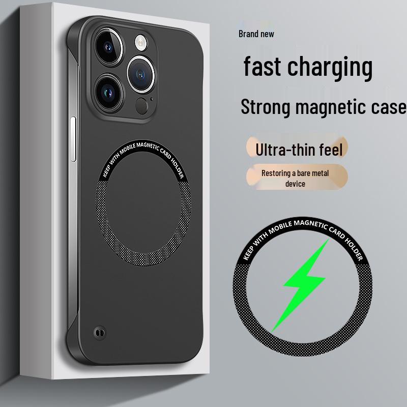 Ανθεκτική Μαγνητική Θήκη Magsafe Χωρίς Πλαίσιο για iPhone 17 Pro Max με Προστασία από Πτώσεις