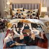 Korean Girl Group Duvet Cover Pillowcase I-IVE Bedding Set Adult Boy Girl Bedroom Decoration Children Single Double Large Size