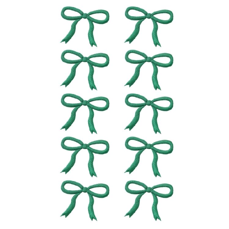 Attachable Polyester Bows Applique For Clothing Accessories DIY Hair Decors Fabric Craft Supplies Design
