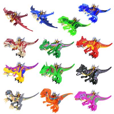 Blocs de Construction Dinosaures Jurassiques Brachiosaurus DIY Grande Taille Tyrannosaurus Figurines Modèles Jouets pour Enfants Animaux Cadeaux