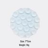 19-Bead Double-Sided Silicone Phone Suction Cup with Adhesive