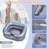 Portable Inflatable Shampoo Basin Bowl Hair Washing for Bedridden Disabled Injured Hair Wash Tub for Dreadlocks and At Home Sink
