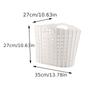 Folding Dirty Clothes Basket Plastic Hand-held Wall-mounted Clothes Storage Basket Multifunctional Portable Dirty Clothes Basket