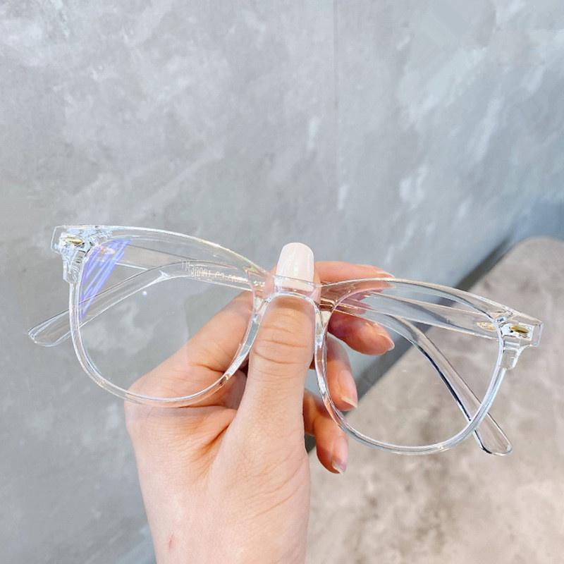 Fashion Square Frame Transparent Computer Glasses Anti Blue Light Eyewear Blocking Glasses Optical Spectacle Eyeglass