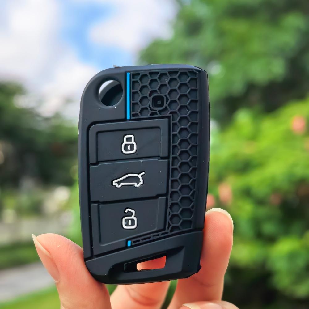 לפולקסווגן גולף 7 GTI POLO T-Cross T-Roc touran Tiguan סקודה אוקטביה ראפיד קודיאק פאביה סיאט איביזה לאון Ateca Arona כיסוי מפתח