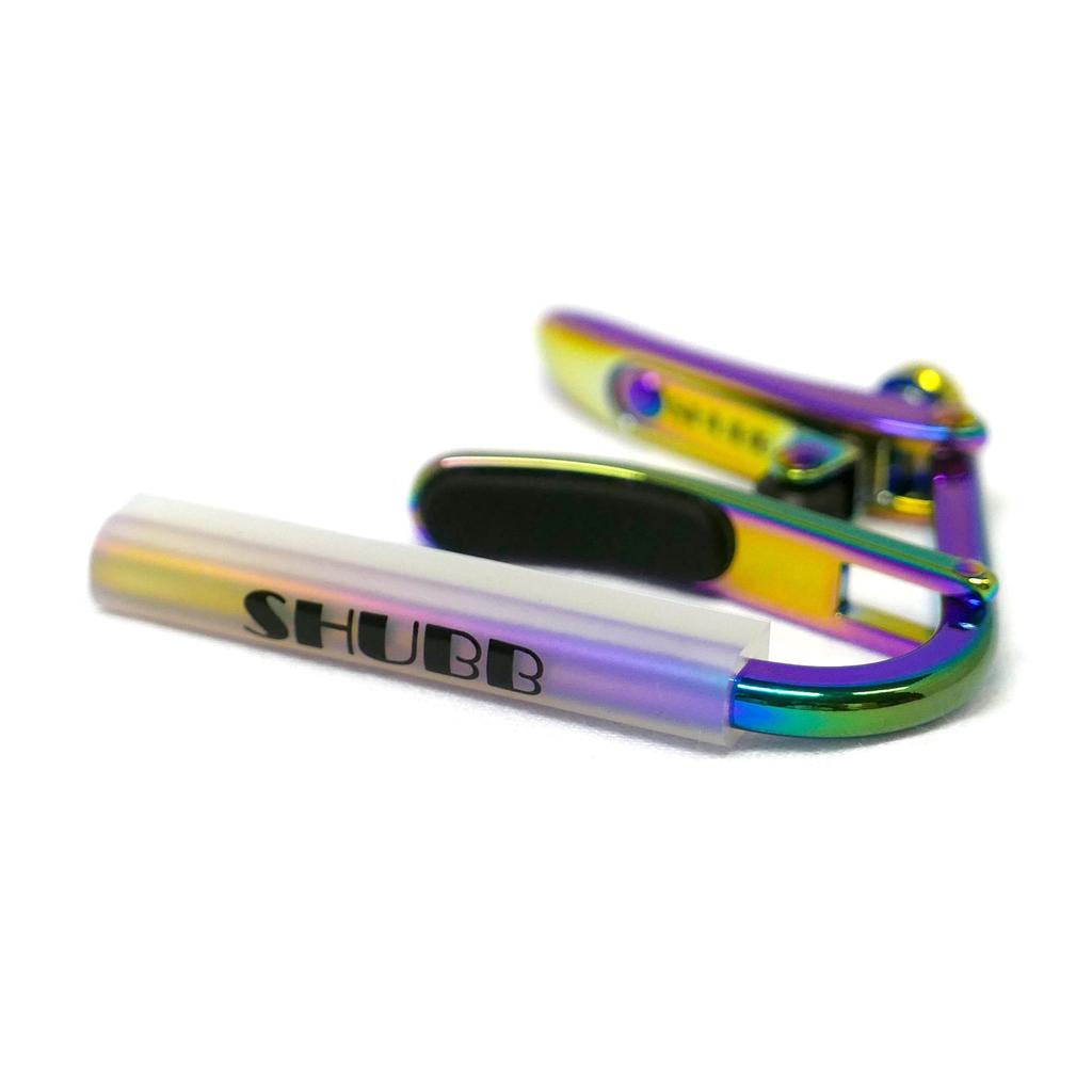 SHUBB Guitar Capo Japanese Authorized Distributor Model Paua Pearl Clear Sleeve for Nylon String C2p/C