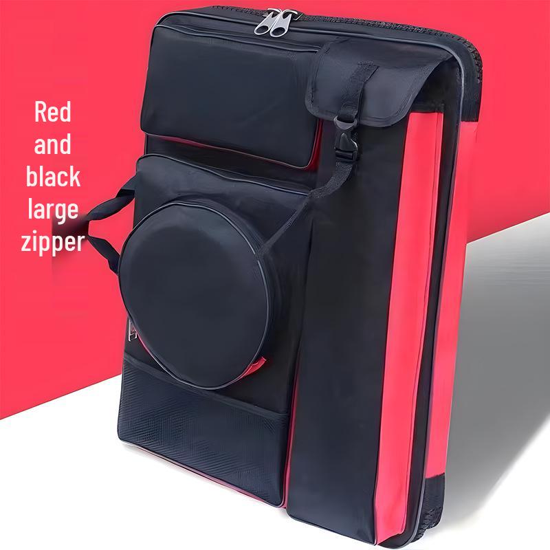 4K Multifunctional Waterproof Art Backpack - Large Zipper, Multi-Color Sketching & Drawing Board Bag