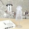 New 4/2PC Wedding Bride Groom Wine Cups Champagne Glasses Ornaments Glass DIY Bride To Be Bridal Shower Bachelorette Party Decor