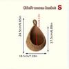 1PC Natural Rope Kitchen Hand Woven Storage Basket Home Wall Hanging Basket Vegetable Storage Baskets Potato Flower Fruit