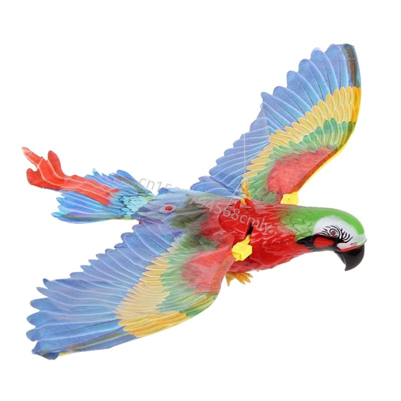 Electric Bird for Cat Toy Battery Powered Realistic Birds that Fly Interactive Teaser Wand Toy for Kitten for Play 6XDE