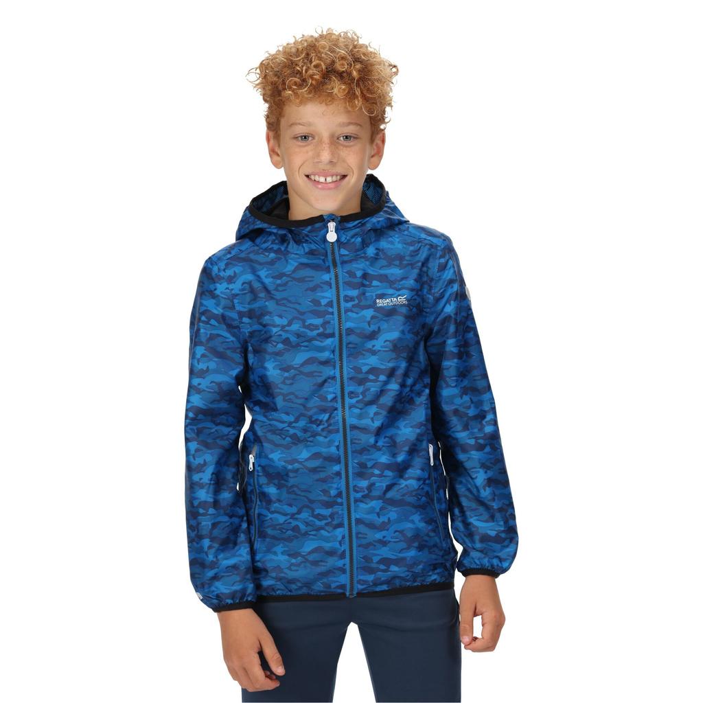 Regatta Childrens/Kids Lever Camo Packaway Waterproof Jacket