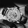 Vintage Men Watch Hollow Round Dial Faux Leather Strap Casual Formal Watch Accurate Quartz Wristwatch Fashion Jewelry Gift