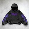 BeatStreet Amerikanische High Street Mode Kleidung Street Hip-hop Lässiger Hoodie Damen und Herren Y2K Harajuku Retro Letter Sweatshirt