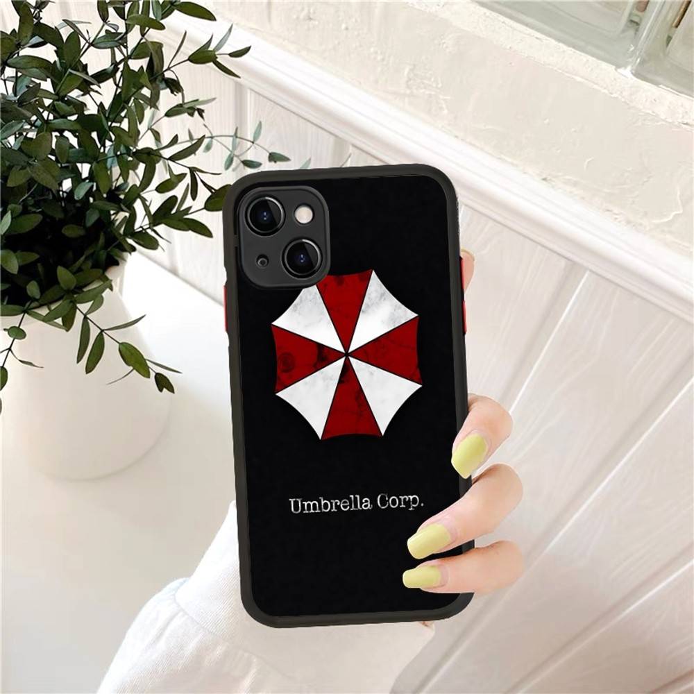 Horror Movie U-Umbrella C-Corporation Phone Case for iPhone 14 11 12 13 Mini Pro Max 8 7 Plus XS MAX Translucent Matte Cover