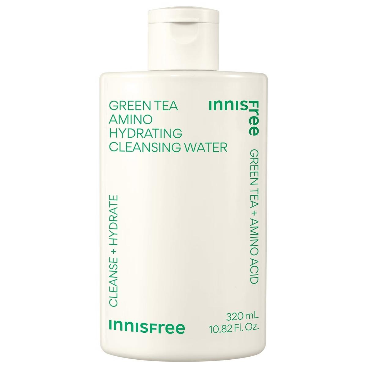 

INNISFREE Green Tea Amino Hydrating Cleansing Water 320 ml - micellar water with low pH