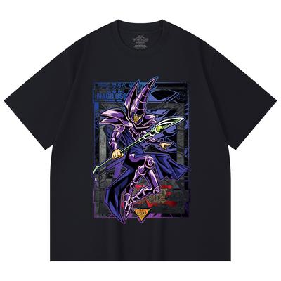 230 g/m² 100% Bawełna Yu-Gi-Oh V5 Mago Oscuro Nadruk Unisex Ciężka Bawełniana Koszulka