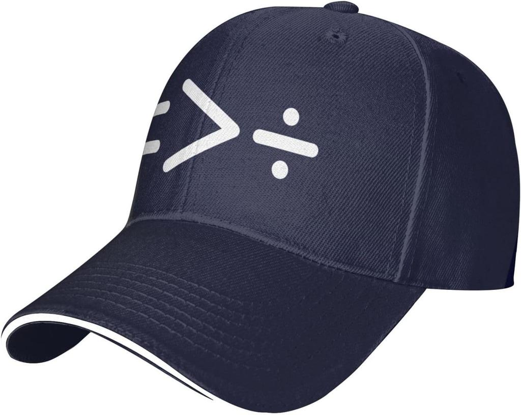 Equality Greater Than Division Graphic Baseball Cap Polyester Casual Adjustable Sun Protection Baseball Hat Unisex
