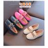Girls' Leather Princess shoes2026Soft-soled Non-slip Children's Loafers for Older Kids, Suitable for All Seasons, Ballet Shoes