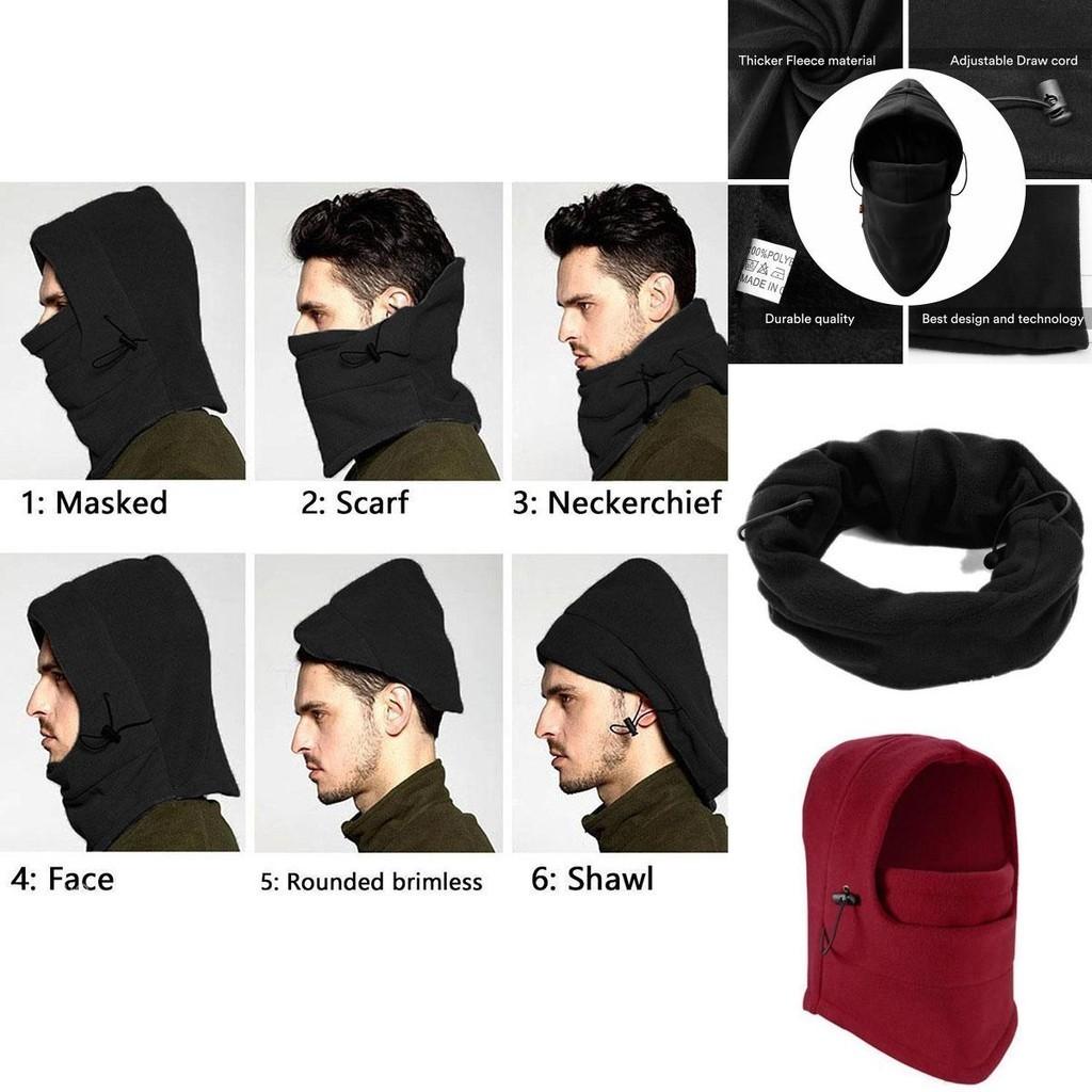 Stylish Windproof Cycling Motorcycle Balaclava Cozy Outdoor Full Face Cover Hat