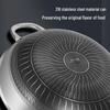 ZISIZ 304 Stainless Steel Tri-Ply Wok and Soup Pot