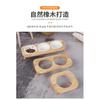 Cat Bowl Ceramic Solid Wood Bowl Rack Cat Food Bowl Cat Rice Bowl Cat Bowl Feeding Tableware Cat Food Basin Pet Supplies