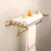 Bronze Bathroom Hardware Antique Bathroom shelf Towel Rack Toilet Brush Holder Towel Shelf Rail Bar Shower Soap Dish Holder