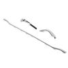 3pcs Rear Bumper Trim Strip Left Right Center Lower Bumper Cover Trim For C Class W206 AMG Line 2022 2024