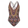 Womens/Ladies Culture Jam Cross Back One Piece Swimsuit
