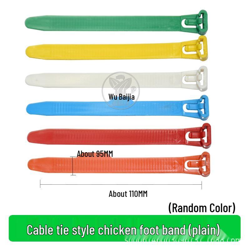 

Adjustable Poultry Identification Zip Tie Leg Bands