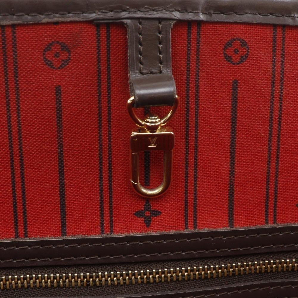 LOUIS VUITTON Neverfull GM Tote Bag N51106 Brown Damier canvas unisex Used