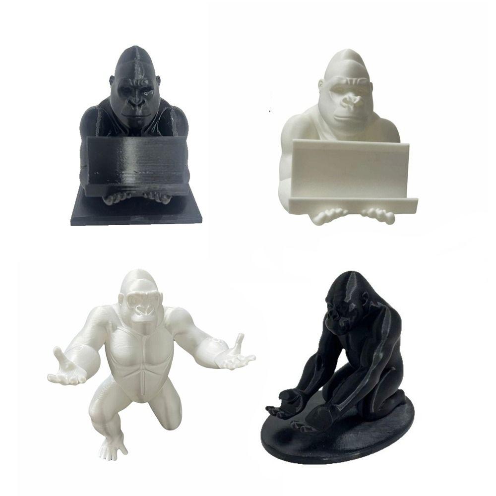 Funny Gorilla-Shaped Stand Creative Decorations Pen Holder 3D Printed Multi-functional Desktop Accessory Birthday Gift