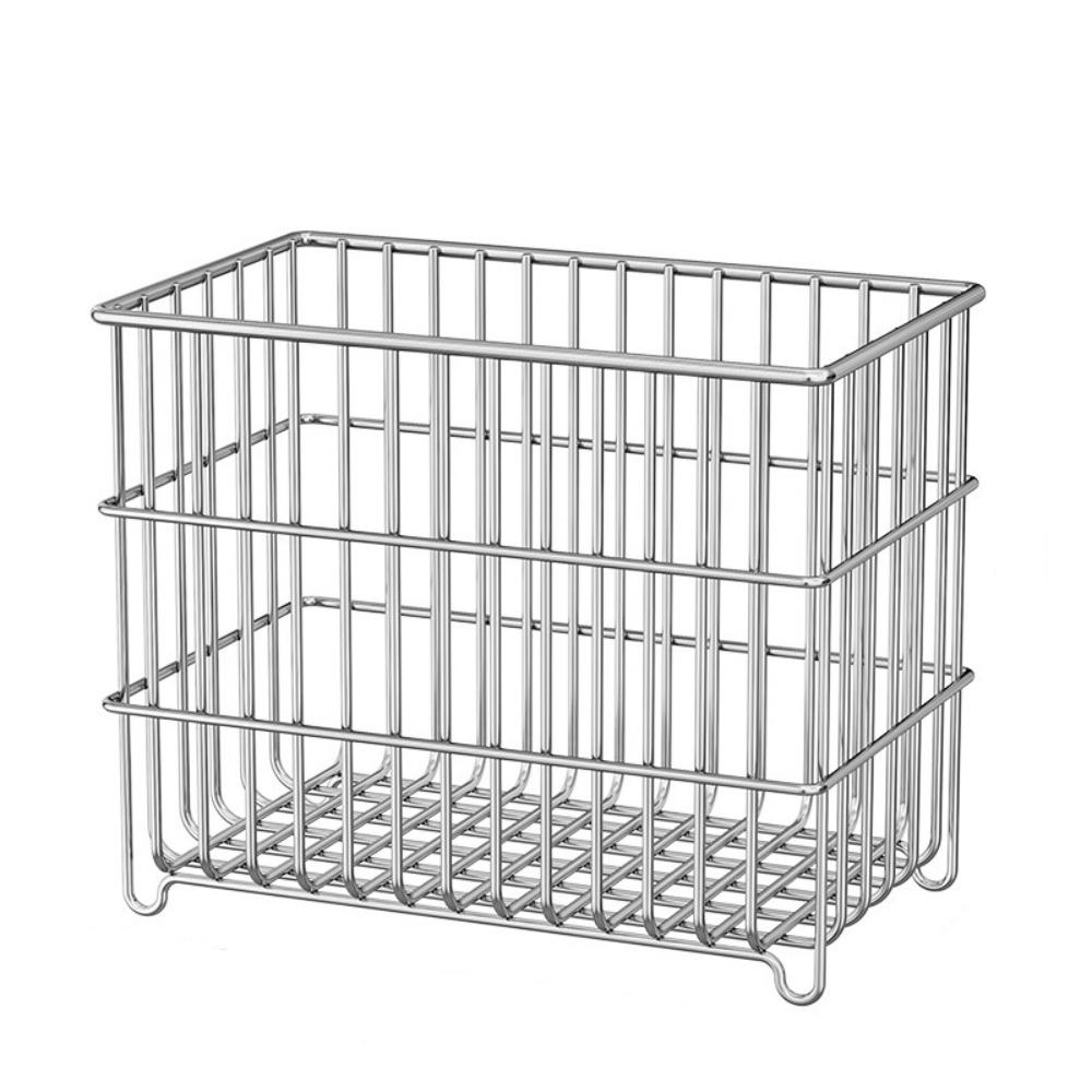 304 Edelstahl Küchenabflusskorb Stapelbares Geschirr-Aufbewahrungsregal Badezimmer