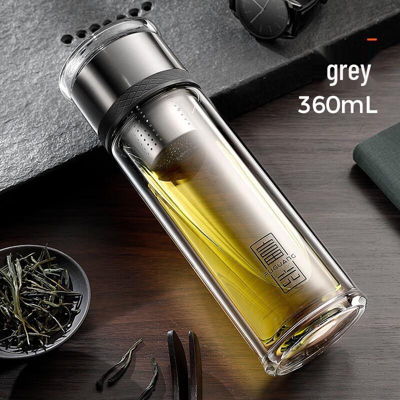 Fuguang G2049-SH Double-Layer Tea Separation Glass Cup