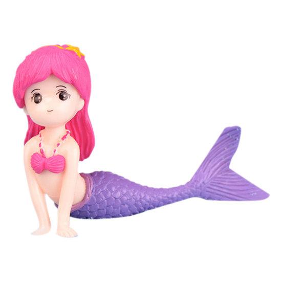 

DIY Русалка Мини Модель Фигурка Миниатюрный Сказочный Сад Бонсай Аквариум Декор